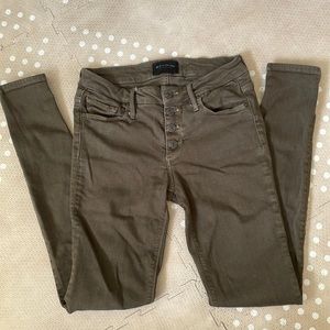 Olive green jeans